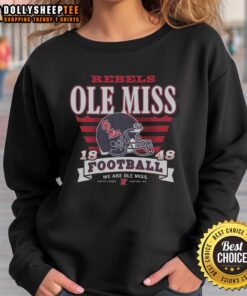 Good Mississippi Rebels Stripe Splash Sweatshirt featuring bold colors and a stylish design for fans of the Rebels.