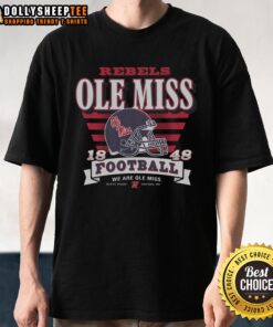 Men's Good Mississippi Rebels Stripe Splash T-Shirt featuring vibrant colors and bold team logo for game day style.