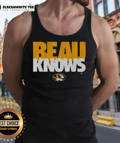 Beau Pribula in a tank top, showcasing his skills on the field for Good Missouri Football during practice.