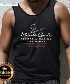 Vintage tank top featuring a stylish 'Good Monte Carlo Las Vegas' design, perfect for summer fashion and nostalgic vibes.