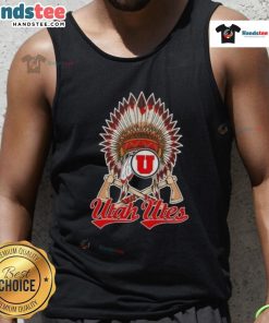 Stylish Good Native American X Utah Utes tank top featuring vibrant colors and a unique design celebrating culture.