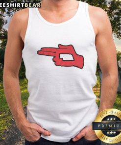 Good Nebraska State Fingers Tank Top showcasing a stylish design perfect for summer and showing state pride.