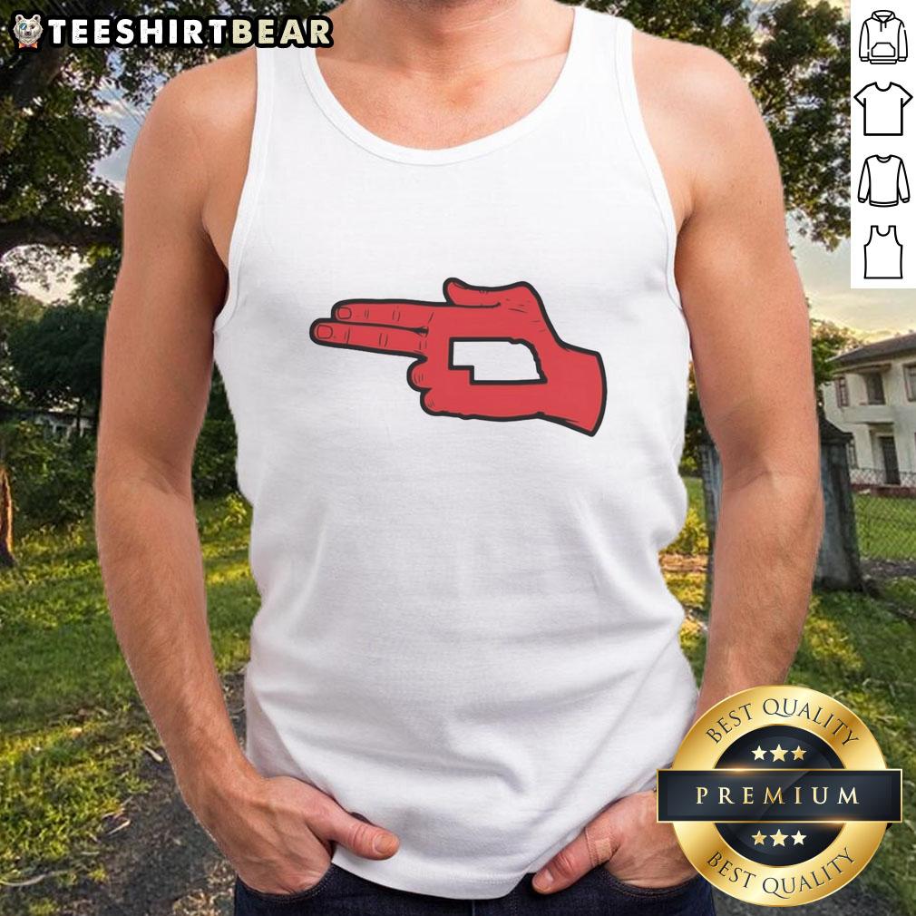 Good Nebraska State Fingers Tank Top Good Nebraska State Fingers Tank Top showcasing a stylish design perfect for summer and showing state pride.