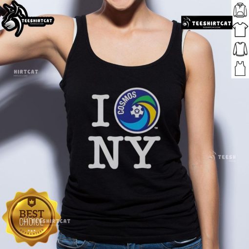 Alt Text: Good New York Cosmos I Love NY tank top featuring a vibrant design, perfect for fans and summer fashion.