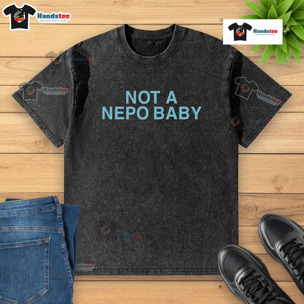 Good Not A Νeρο Baby Washed T Shirt Good Not A Baby Washed T-Shirt in soft cotton, featuring a playful design perfect for infants and toddlers.
