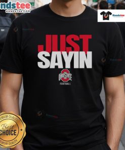 Ohio State Buckeyes Football Julian Sayin T-Shirt featuring bold graphics and team colors, perfect for fans.