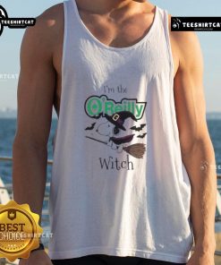 Good O'Reilly Auto Parts x Snoopy Halloween tank top featuring Snoopy as a witch, perfect for festive celebrations.