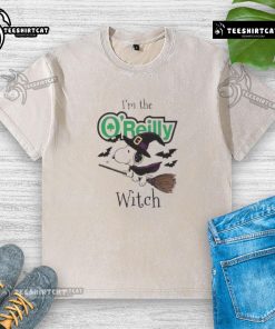 Good O'Reilly Auto Parts x Snoopy I'm the Witch Halloween washed t-shirt featuring vibrant graphics and a festive design.