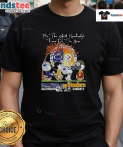 Good Peanuts It's The Most Wonderful Time Of The Year Penn State Saturdays On Steelers Sundays T-Shirt design