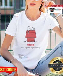 Good Peanuts X American Red Cross sleep tee for women promoting a good night's sleep with stylish design and comfort.