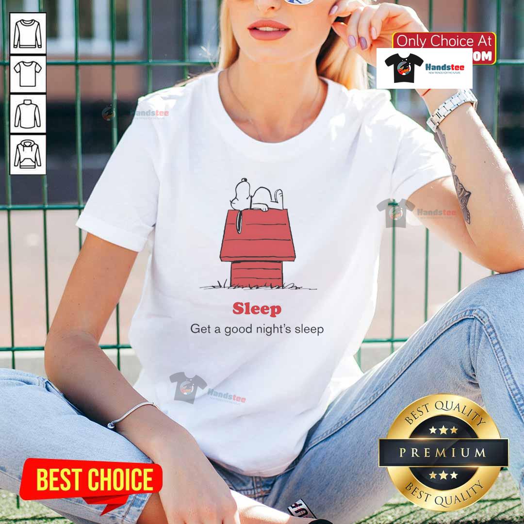 Good Peanuts X American Red Cross Sleep Get A Good Night'S Sleep Ladies Tee Good Peanuts X American Red Cross sleep tee for women promoting a good night's sleep with stylish design and comfort.