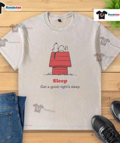 Good Peanuts X American Red Cross t-shirt for a good night's sleep, featuring vibrant graphics and soft fabric.