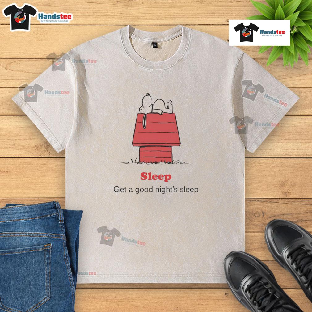 Good Peanuts X American Red Cross Sleep Get A Good Night'S Sleep Washed T Shirt Good Peanuts X American Red Cross t-shirt for a good night's sleep, featuring vibrant graphics and soft fabric.