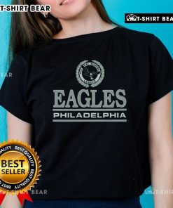 Good Philadelphia Eagles Crest Ladies Tee featuring the iconic Eagles logo, perfect for female fans of the NFL.