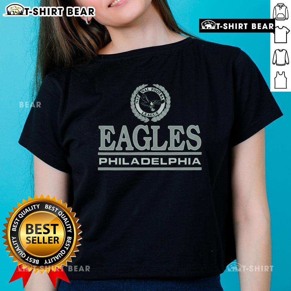 Good Philadelphia Eagles Crest Ladies Tee Good Philadelphia Eagles Crest Ladies Tee featuring the iconic Eagles logo, perfect for female fans of the NFL.