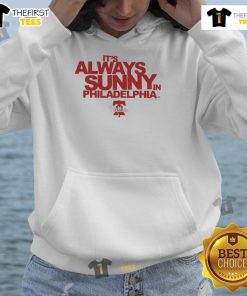 Good Philadelphia Phillies X It's Always Sunny In Philadelphia hoodie featuring vibrant colors and stylish design.