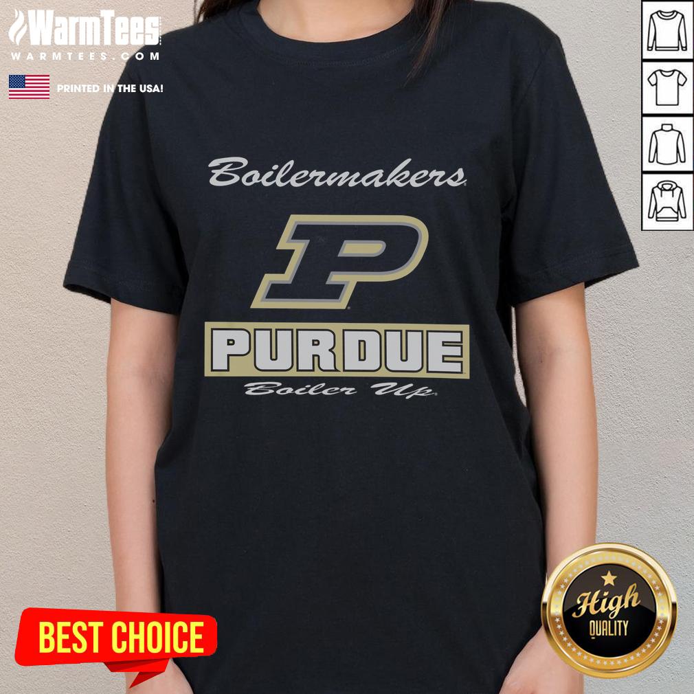 Good Purdue Boilermakers Waver Ladies Tee Good Purdue Boilermakers Waver Ladies Tee featuring team colors and logo, perfect for fans and casual wear.