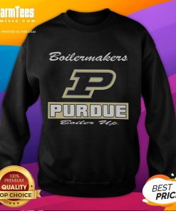 Good Purdue Boilermakers Waver Sweatshirt in black with gold logo, perfect for fans supporting Purdue University.