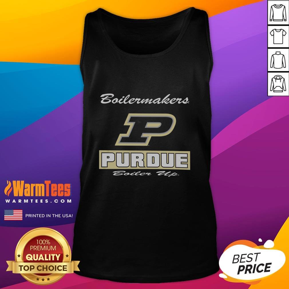 Good Purdue Boilermakers Waver Tank Top Good Purdue Boilermakers Waver Tank Top featuring school colors and logo, perfect for fans and game day wear.