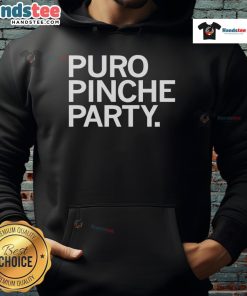 Good Puro Pinche Party Hoodie featuring vibrant colors and a fun design, perfect for casual gatherings and celebrations.