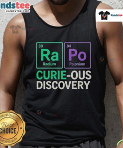 Good Ra Po Curie Ous Discovery Tank Top featuring a vibrant design and comfortable fit for casual wear.