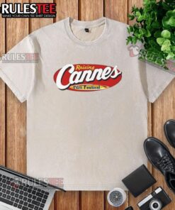 Good Raising Cannes Film Festival washed t-shirt featuring a stylish design, perfect for film enthusiasts and event attendees.