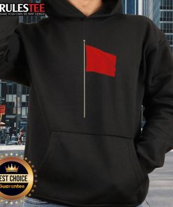 Good Red Flag Hoodie featuring bold text design, perfect for casual wear and showcasing your unique style.