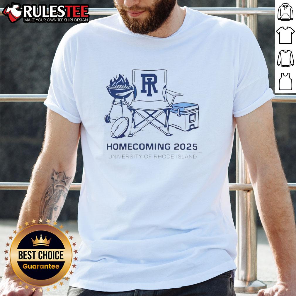 Good Rhode Island Rams Homecoming 2025 University Of Rhode Island T Shirt Good Rhode Island Rams Homecoming 2025 University of Rhode Island T-Shirt featuring vibrant team colors and logo design.