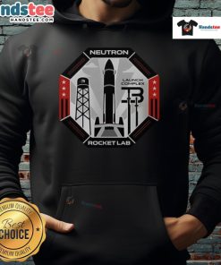 Good Rocket Lab Neutron Launch Complex 3 hoodie featuring a sleek design, perfect for space enthusiasts and fans.