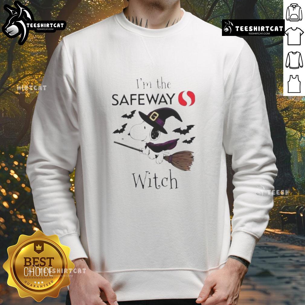 Good Safewa X Snoopy I'M The Witch Halloween Sweatshirt Good Safewa X Snoopy I'm The Witch Halloween Sweatshirt featuring a playful Snoopy design for festive fall fashion.