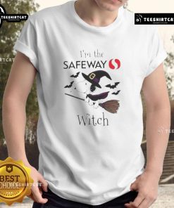 Good Safewa X Snoopy I'M The Witch Halloween T-Shirt featuring a playful Snoopy design, perfect for spooky season festivities.