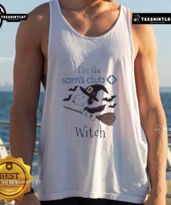 Good Sams Club x Snoopy I'm the Witch Halloween tank top featuring a playful design perfect for spooky season festivities.