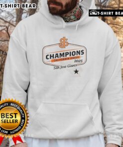 Alt Text: Good San Jose Giants California League 2025 hoodie featuring team logo and vibrant colors, perfect for fans.