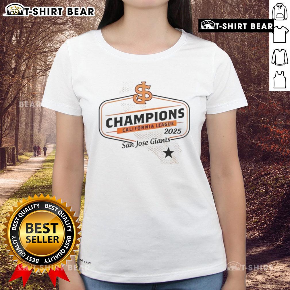 Good San Jose Giants California League 2025 Ladies Tee Good San Jose Giants California League 2025 ladies tee featuring team logo and stylish design for female fans.