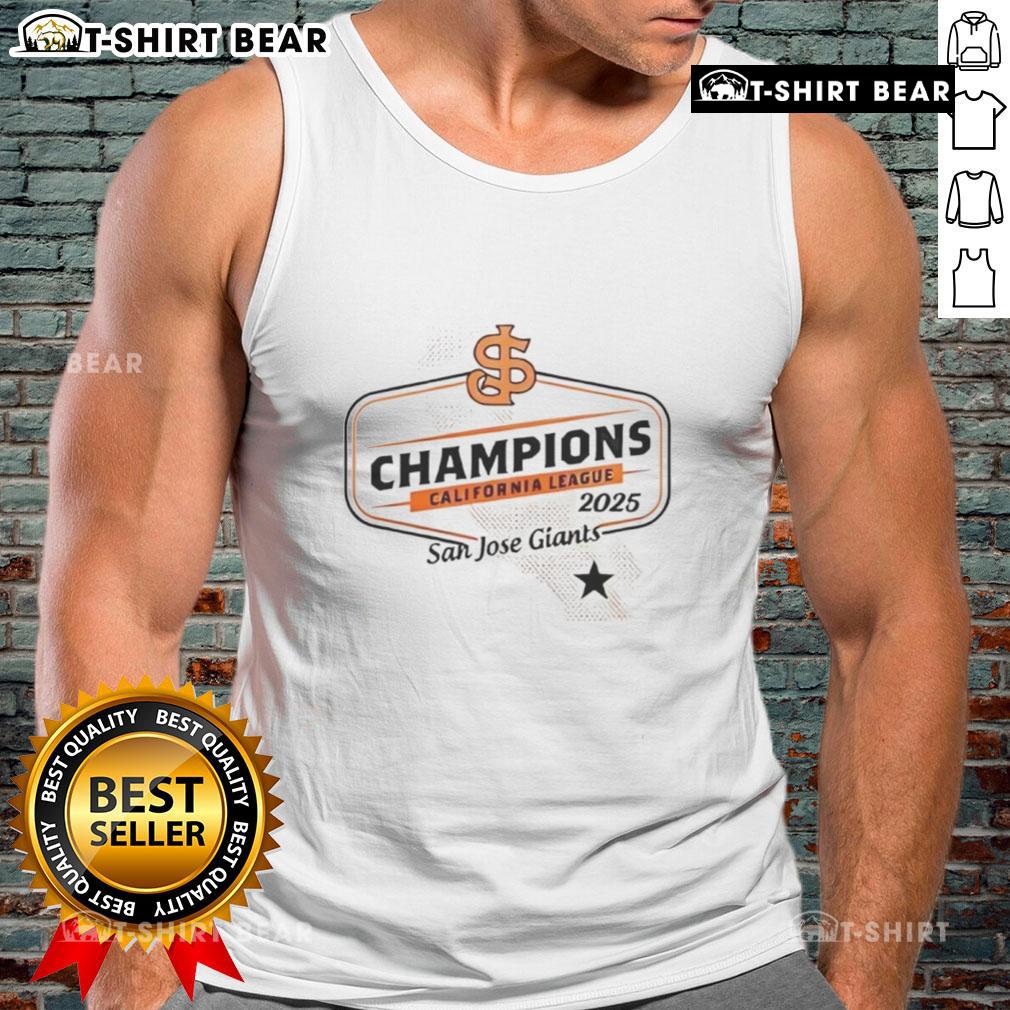 Good San Jose Giants California League 2025 Tank Top Good San Jose Giants California League 2025 tank top featuring team logo and vibrant colors for fans and supporters.