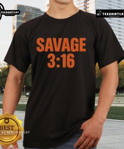 Good Savage 3 16 T-Shirt featuring a bold graphic design in vibrant colors, perfect for casual wear and expressing individuality.