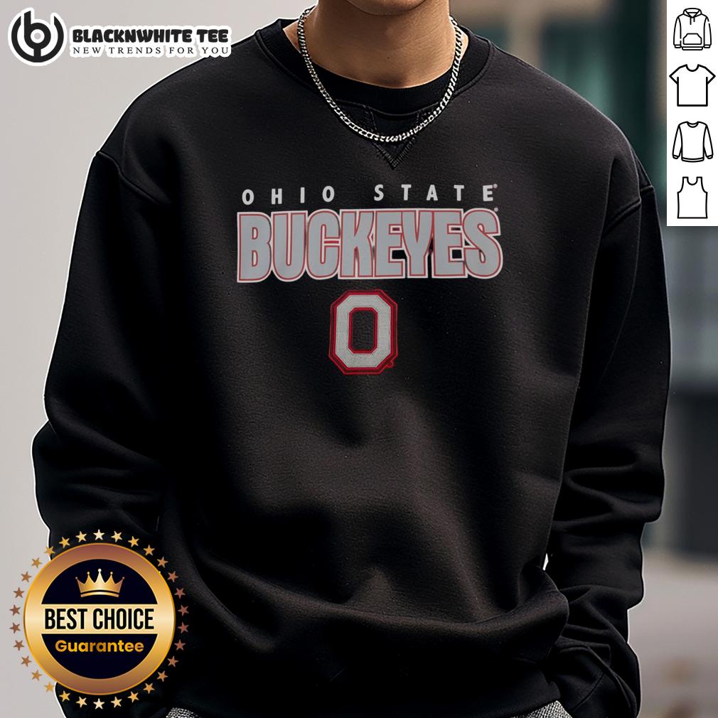 Good Scarlet Ohio State Buckeyes Throwback Sweatshirt Alt Text: Classic Good Scarlet Ohio State Buckeyes throwback sweatshirt featuring vibrant colors and retro design.