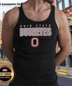Good Scarlet Ohio State Buckeyes throwback tank top featuring vintage logo, perfect for game day or casual wear.