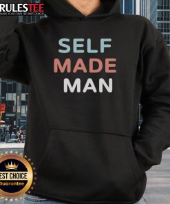 Stylish Good Self Made Man hoodie displayed on a model, showcasing its unique design and comfortable fit for casual wear.