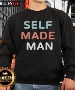 Good Self Made Man sweatshirt in casual style, showcasing motivational design for entrepreneurs and self-starters.