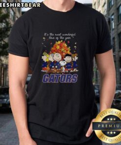 Good Snoopy And Friends Florida Gators Autumn T-Shirt for the most wonderful time of the year, perfect for fall festivities.