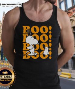 Good Snoopy Boo Boo Boo Happy Halloween tank top featuring Snoopy in a festive design, perfect for Halloween celebrations.