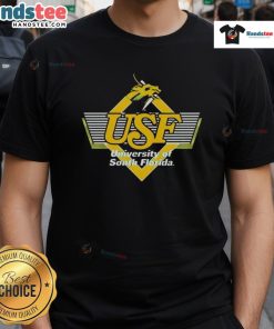 Good South Florida USF Bulls Golden Brahman Logo T-Shirt featuring vibrant design and school spirit, perfect for fans.