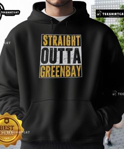 Good Straight Outta Green Bay Packers Hoodie featuring bold team logo, perfect for loyal fans and game day style.