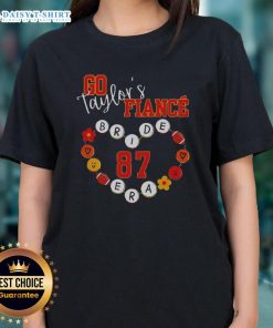 Good Swift Travis engagement tee for brides, featuring football number 87, perfect for Taylor Swift fans and wedding celebrations.