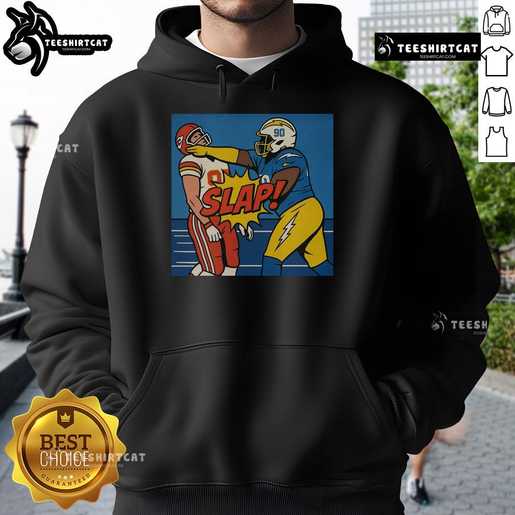 Good Teair Tart Slapped Travis Kelce Hoodie Good Teair Tart slapping Travis Kelce wearing a stylish hoodie, capturing a fun and playful moment.