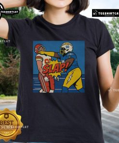 Good Teair Tart slapped Travis Kelce graphic on a stylish ladies tee, perfect for fans of football and trendy apparel.
