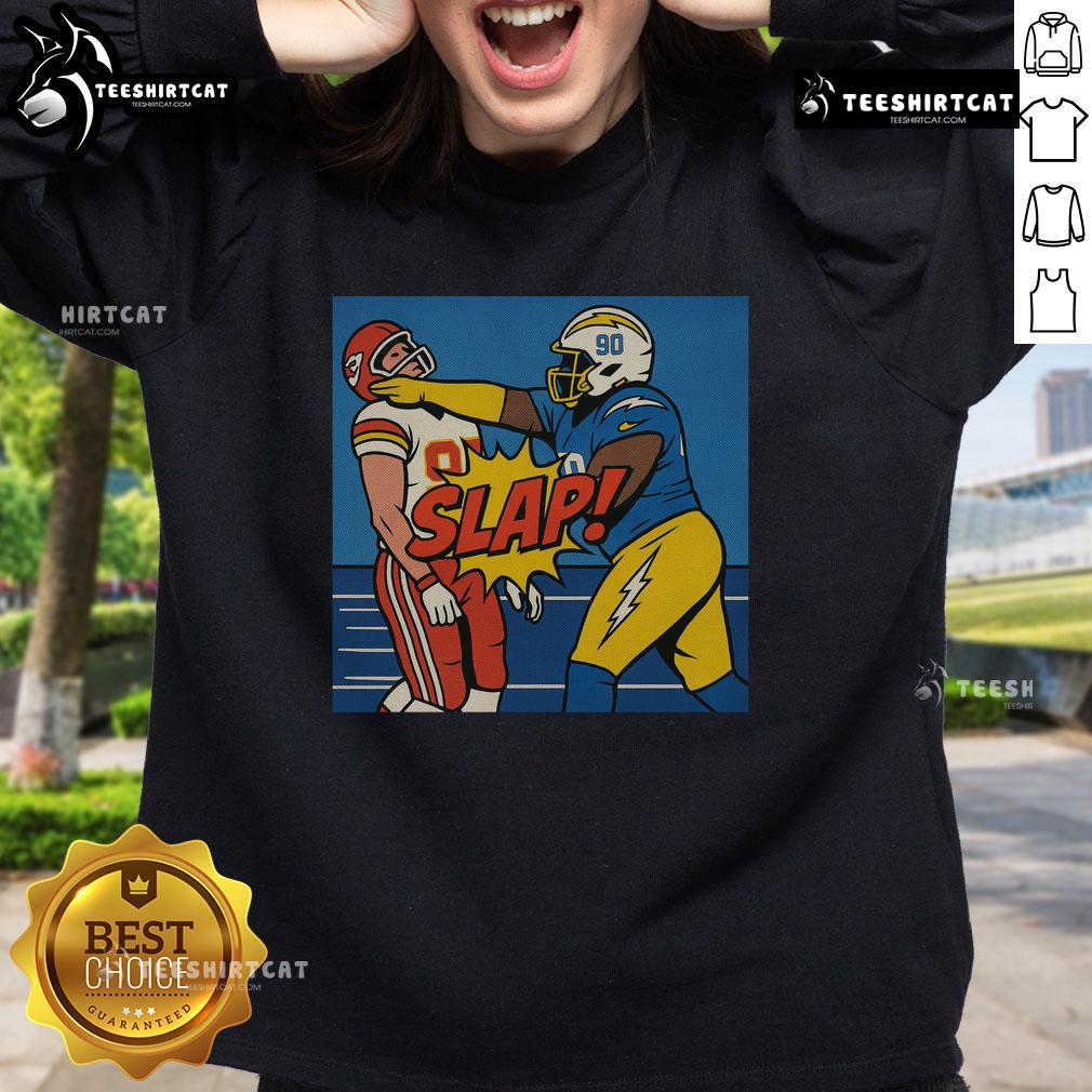 Good Teair Tart Slapped Travis Kelce Sweatshirt Good Teair Tart slapping Travis Kelce on a stylish sweatshirt, perfect for sports fans and trendy apparel lovers.