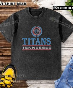 Good Tennessee Titans Crest Washed T-Shirt featuring a vintage logo design, perfect for fans and casual wear.