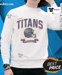 Good Tennessee Titans Prime Play Sweatshirt featuring team logo and vibrant colors, perfect for game day attire.